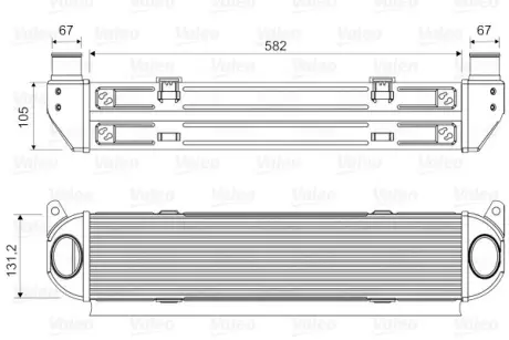A_Інтеркулер LANDROVER RangeRoverSport "2,7TD "04-13 ="" Valeo 818359