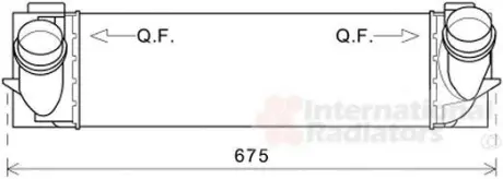 Інтеркулер BMW X3(F25) 11- Van Wezel 06004463