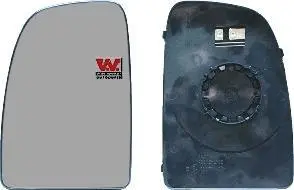 Скло дзеркала (з підігрівом) Citroen Jumper/Fiat Ducato/Peugeot Boxer 06- (L) (верхн.) Van Wezel 1651837