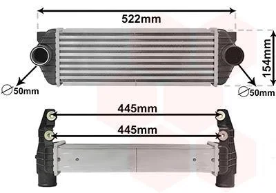 Інтеркулер FORD TOURNEO/TRANSIT 1.8TDCi Van Wezel 18004443