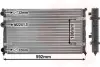 Радіатор охолодження двигуна AROSA/INCA/IBIZA2/VW POLO Van Wezel 49002023 (фото 1)