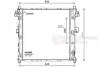 Радіатор охолодження SSANG YONG ACTYON/KYRON (05-) Van Wezel 81002105 (фото 1)