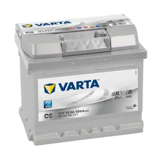 Акумулятор 52Ah-12v SD(C6) (207х175х175),R,EN520 !КАТ. -10% VARTA 552 401 052