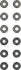Комплект сальників клапану TOYOTA 1MZ-FE, 2GR-FE, 2GR-FSE, 2GR-FXE, 2MZ-FE, 3GR-FE, 3GR-FSE, 3MZ-FE, ="" VICTOR REINZ 125402403 (фото 1)