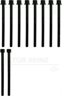 Комплект болтів з головкою системи TORX з чорного металу VICTOR REINZ 14-10882-02