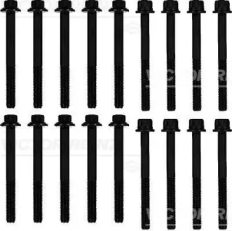 Комплект болтів з головкою системи TORX з чорного металу VICTOR REINZ 14-32211-02