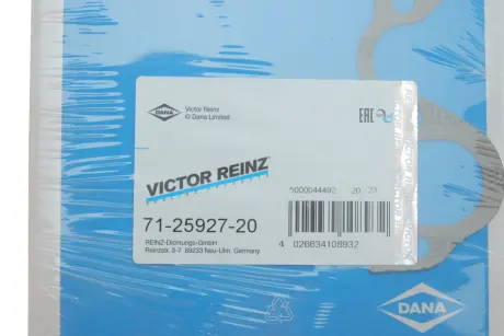 Прокладка, впускний колектор VICTOR REINZ 71-25927-20