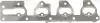 Прокладка випускного колектора CHEVROLET Lacetti 1,8 F18D3 ="" VICTOR REINZ 713815900 (фото 1)