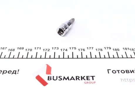 Головка 1/4" зі вставкою PH2 VIGOR V2437N