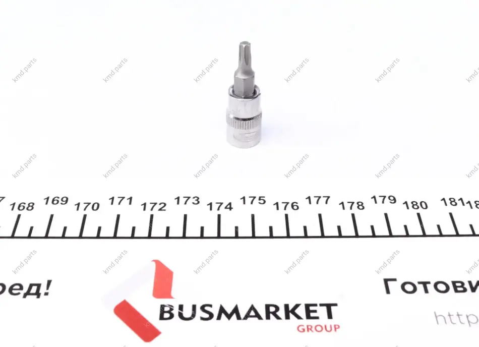 Головка 1/4" зі вставкою T20 VIGOR V2444N (фото 1)