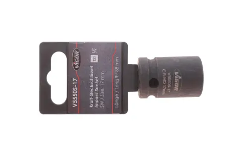 Головка торцева ударна 1/2" 17 мм VIGOR V5550S-17