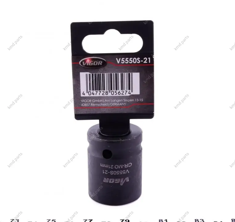 Головка торцева ударна 1/2" 21 мм. VIGOR V5550S-21 (фото 1)