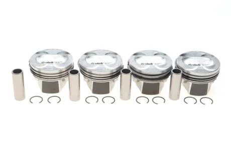 Поршень VW Golf V/ Passat/ Tiguan 1.4 TSI 06- (76.51mm/STD) (BMY, BLG, CAVD) (к-кт 4шт) Vika 11071702901