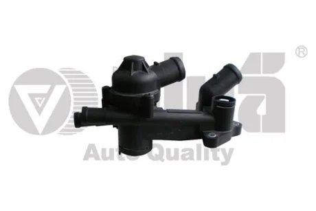 Термостат з корпусом Skoda Fabia (00-14), Rapid (13-) / VW Polo (02-) / Seat Cordoba (03-09), Ibiza (02-12, 13-), Toledo (13-) Vika 11210311101