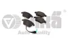 Колодки гальмівні передні з датчиком зносу Skoda Octavia (13-)/VW Golf (13-)/Audi A3 (13-) Vika 66981688801 (фото 1)