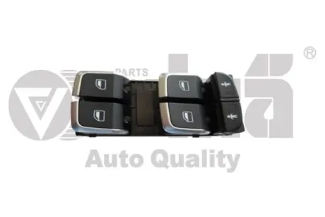Блок управління склопідйомниками (хром) Audi A6 (10-15),A7 (10-18),Q3 (11 -) Vika 99591802301