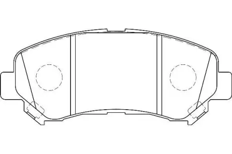 Гальмівні колодки дискові WAGNER WBP24632A