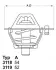 Термостат Toyota Celica Corona Crown Hiace Liteace Previa =&quot;&quot; WAHLER 311988 (фото 1)
