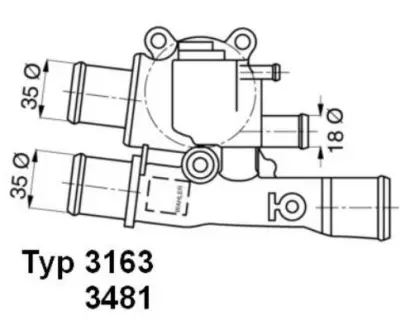 A_Термостат Fiat Lancia - знято з виробництва ="" WAHLER 316388D