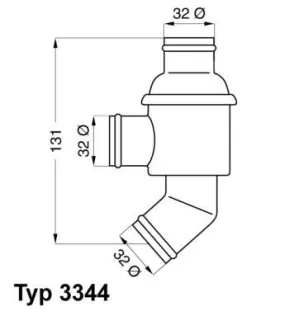 A_Термостат BMW 3 5 E30 E12 E28 ="" WAHLER 334480