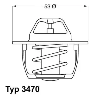 Термостат Mitsubishi Opel Renault Volvo ="" WAHLER 347089D50