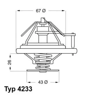 A_Термостат MB S-Class SL - знято з виробництва ="" WAHLER 423380D