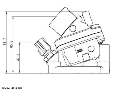 A_Термостат VOLVO C30,V70 II,XC70 2,0-2,5 01- ="" WAHLER 481890D