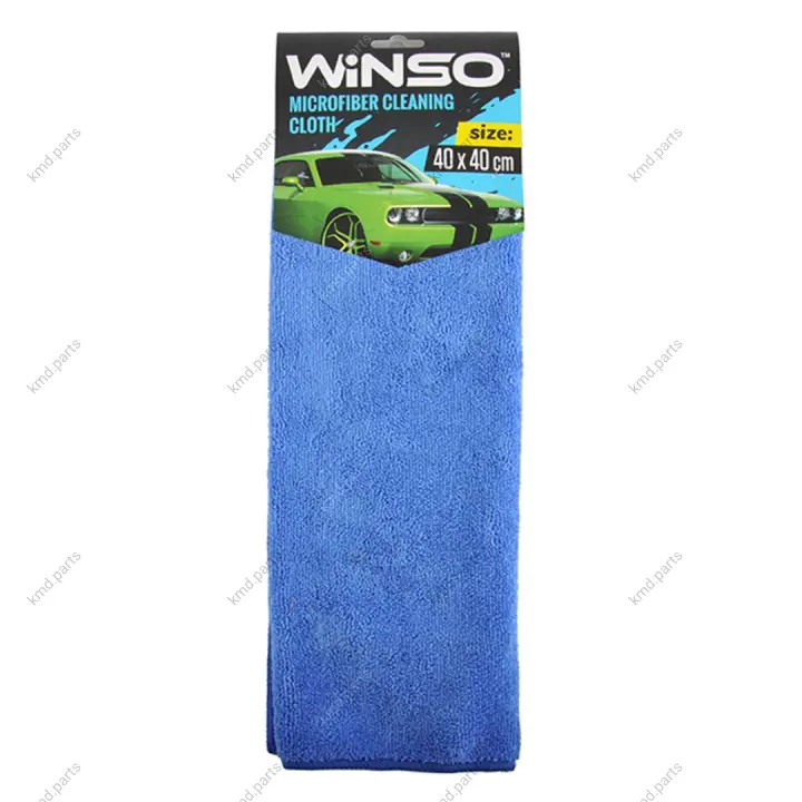 Ганчірка з мікрофібри 40х40см (синя) WINSO 150300 (фото 1)