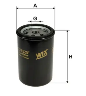 Фільтр паливний Renault Trucks 9.9D 96-/ГАЗ Газель 2.4D 93-01/2.1TD 02-13/Камаз 5.9 03- WIX FILTERS 33358E