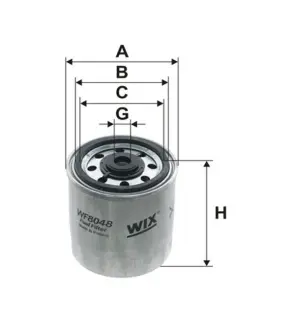 Фільтр паливний MB OM601-602 WIX FILTERS WF8048