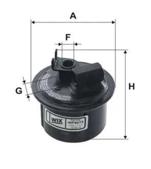 Паливний фільтр WF8072WIX WIX FILTERS WF8072
