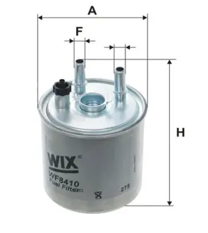 Фільтр паливний Renault Kangoo 1.5dCi 08- WIX FILTERS WF8410