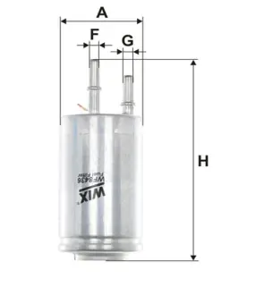 Фільтр паливний Volvo S60/S80/V70/XC60 1.6-3.2 06- WIX FILTERS WF8436