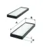 Фільтр салону Hyundai i20 1,1/1,6 08-15 (к-кт 2шт) WIX FILTERS WP2082 (фото 1)