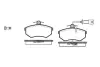 Колодки гальмівні диск. перед. (Remsa) Chery Amulet ii 1.8 10-,Chery Amulet ii 2.0 10- (P0343.02) WOKING P034302 (фото 1)