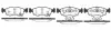 Колодки гальмівні диск. перед. (Remsa) Fiat Panda 12> (P0723.50) WOKING P072350 (фото 1)