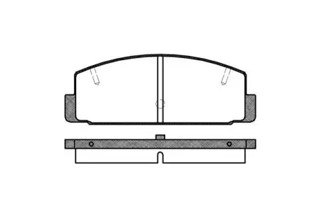Колодки гальмівні диск. задн. (Remsa) Mazda 6 I II (P0793.20) WOKING P079320