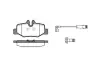 Колодки гальмівні диск. задн. (Remsa) MB Vito 639 Bosch ver. (P10103.02) WOKING P1010302 (фото 1)