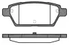 Колодки гальмівні диск. задн. (Remsa) Mazda 6 I (P10953.10) WOKING P1095310 (фото 1)