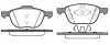 Колодки гальмівні диск. перед. (Remsa) Ford C-max ii 1.0 10-,Ford C-max ii 1.6 10- (P11823.30) WOKING P1182330 (фото 1)
