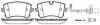 Колодки гальмівні диск. задн. (Remsa) Audi A4 09>16 A6 11>18 Q5 08>17 / Porsche Macan (P12433.10) WOKING P1243310 (фото 1)