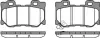 Колодки гальмівні диск. задн. (Remsa) Infiniti Fx 3.0 08-,Infiniti Fx 3.5 02-08 (P12653.01) WOKING P1265301 (фото 1)