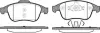 Колодки гальмівні диск. перед. (Remsa) Renault Clio iv 1.6 12-,Renault Grand scenic iii 1.2 09- (P12893.00) WOKING P1289300 (фото 1)