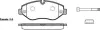 Колодки гальмівні диск. перед. (Remsa) Mercedes-benz M-class (w166) 3.0 11-,Mercedes-benz Sprinter 35-t 1.8 06- (P13453.00) WOKING P1345300 (фото 1)