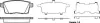 Колодки гальмівні диск. задн. (Remsa) Mazda Cx-7 2.2 06-,Mazda Cx-7 2.3 06-,Mazda Cx-7 2.5 06- (P13683.00) WOKING P1368300 (фото 1)
