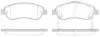 Колодки гальмівні диск. перед. (Remsa) Honda Cr-v iii 2.0 06-,Honda Cr-v iii 2.2 06- (P13893.02) WOKING P1389302 (фото 1)