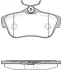 Колодки гальмівні диск. задн. (Remsa) PSA Jumpy Expert II 07&gt; (P13993.00) WOKING P1399300 (фото 1)