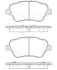 Колодки гальмівні диск. перед. (Remsa) Ford B-max 1.0 12-,Ford B-max 1.4 12-,Ford B-max 1.5 12- (P14143.00) WOKING P1414300 (фото 1)