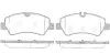 Колодки гальмівні диск. задн. (Remsa) Ford Tourneo custom 2.2 12-,Ford Transit custom 2.2 12- (P14213.00) WOKING P1421300 (фото 1)
