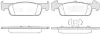 Колодки гальмівні диск. перед. (Remsa) Dacia Logan ii 1.2 12-,Dacia Logan ii 1.5 12- (P14403.10) WOKING P1440310 (фото 1)